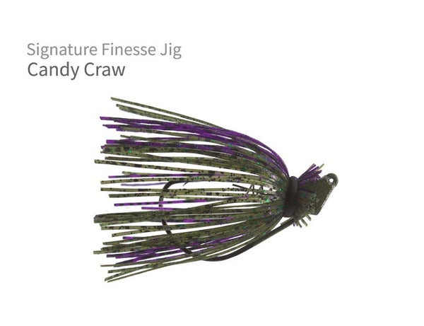 Buckeye Flat Top Finesse Jig 1/4oz / Cinnamon Purple