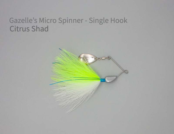 Gazelle's Micro Spinner - Single Hook