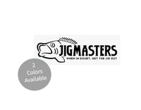 JigMasters 3.5"x10" Decal